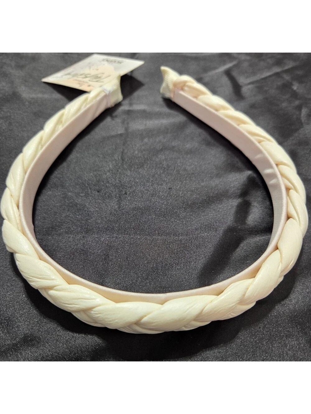 Cream Braided Headband